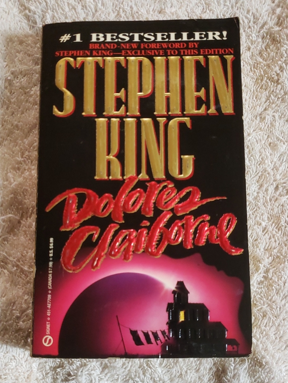 📚4 For $20 - Stephen King - Dolores Claiborne - Paperback Edition
